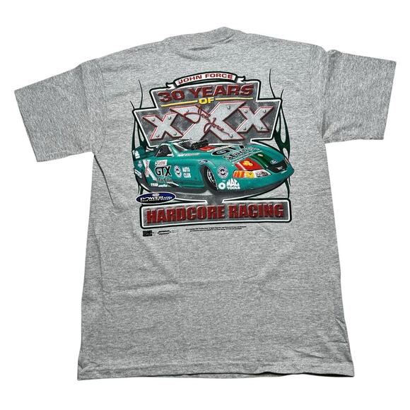 Gildan Other - Vintage John Force 30 Years of HardCore Drag Racing Hot Rod Graphic T-shirt M